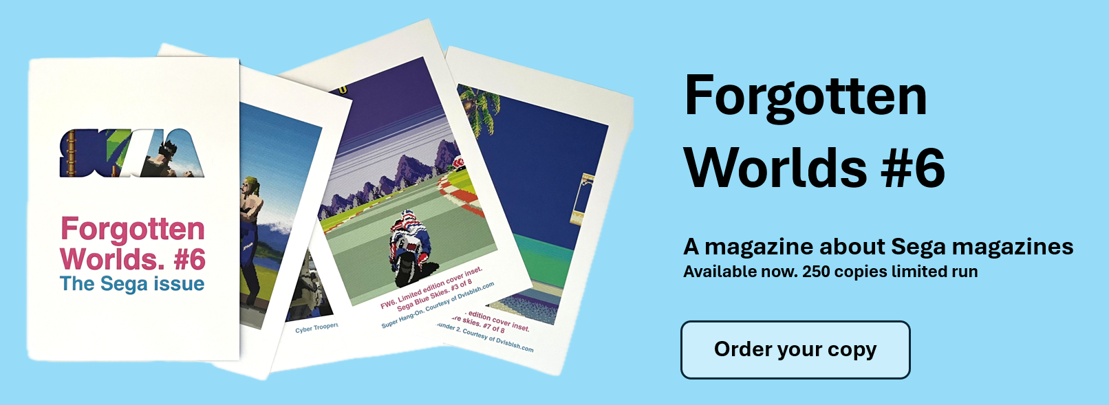 Beep! Mega Drive magazine from Japan — Forgotten Worlds